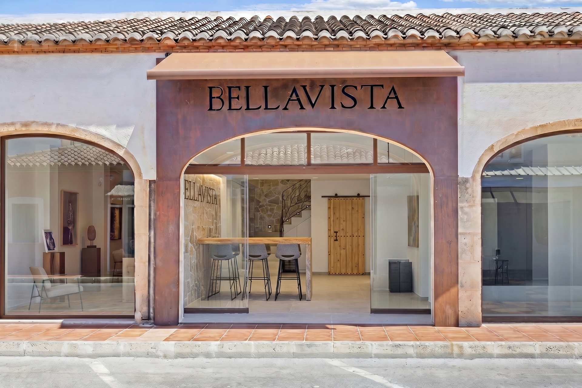Gevel van het Bellavista kantoor in Javea
